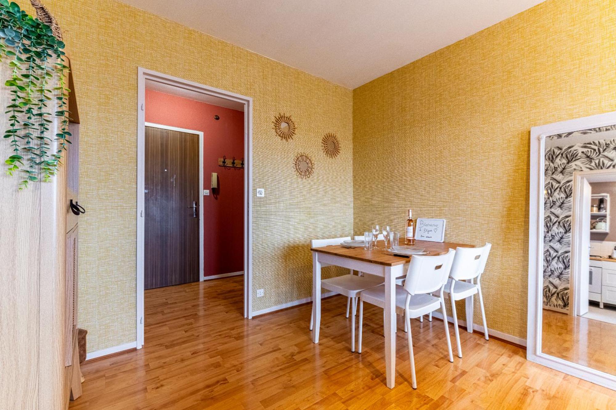 Appartement Parking Dijon Proche Centre Wilson Exterior photo