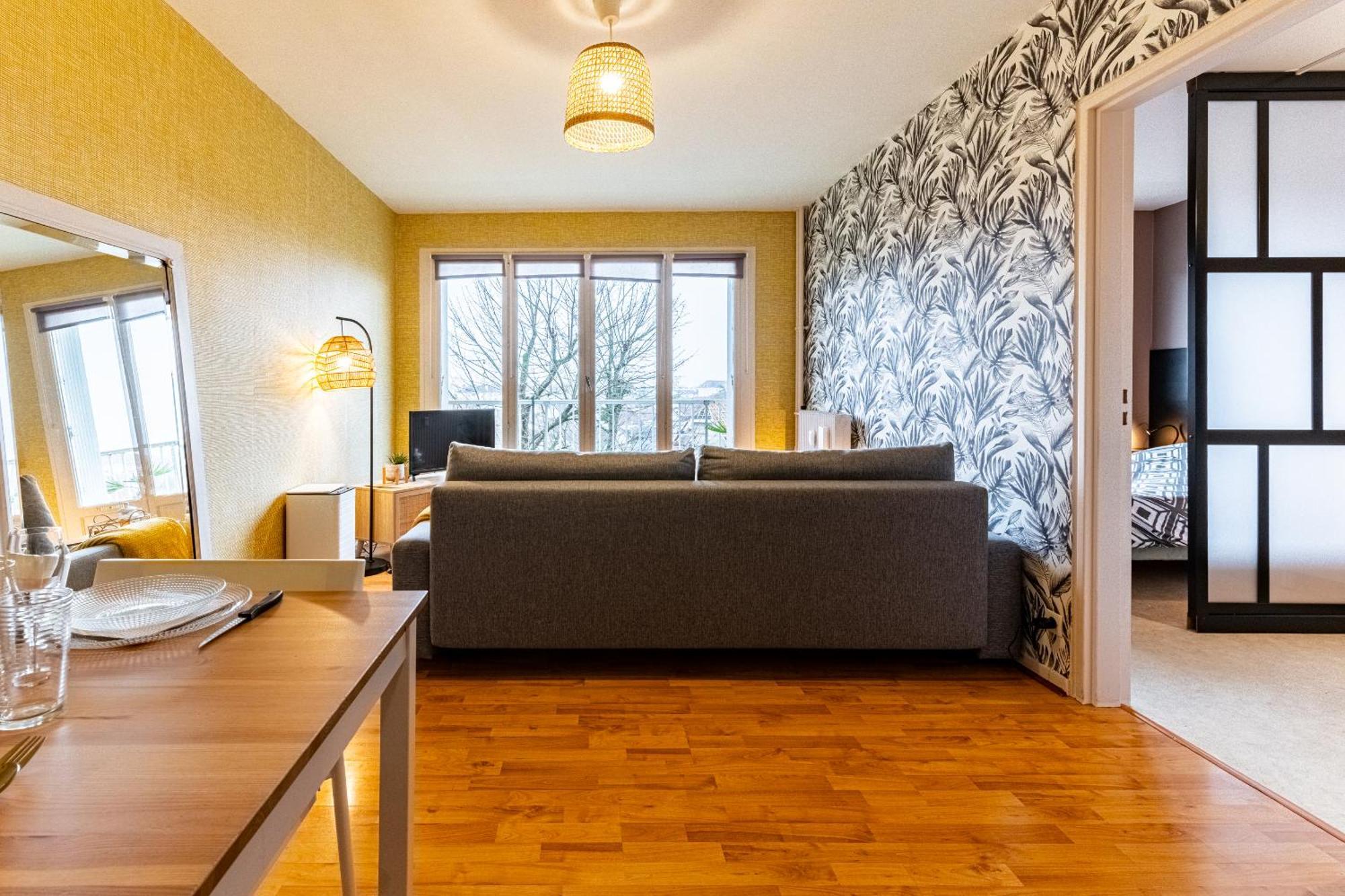 Appartement Parking Dijon Proche Centre Wilson Exterior photo